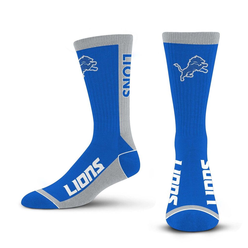 NFL Detroit Lions MVP Crew Sock Team Color Large